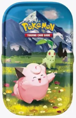 Pokemon: Mega Evolution ASCENDED HEROES Mini Tin English New, Clefairy & Chikori - Image 1