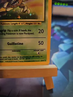 Pokemon TCG Pinsir Holo Rare Card Jungle No Symbol Error, Card 9/64 NM Clean! - Image 4