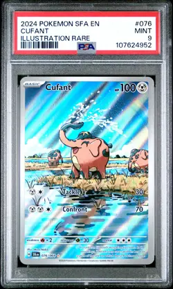 2024 POKEMON SFA EN-SHROUDED FABLE ILLUSTRATION RARE #076 CUFANT PSA 9 - Image 1