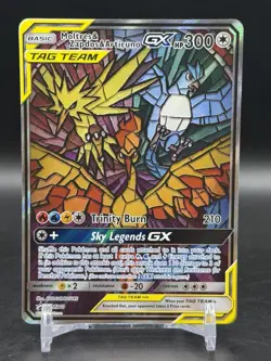 Moltres Zapdos Articuno GX SM210 Pokemon Sun Moon Black Star Promo English NM- - Image 1