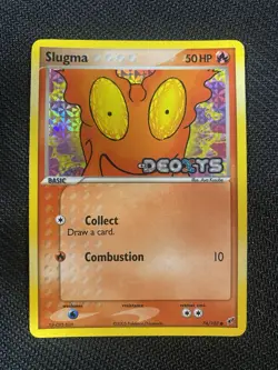 Slugma Reverse Holo EX Deoxys 74/107 Pokemon 2005 - Image 1