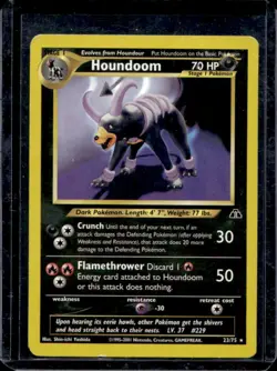 2001 Pokemon Neo Discovery Houndoom #23/75 - Image 1