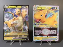 Dragonite V 049/078 and Dragonite VSTAR 050/078 Ultra Rare Set Pokemon Go TCG - Image 1
