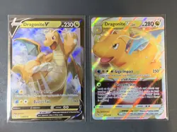 Dragonite V 049/078 and Dragonite VSTAR 050/078 Ultra Rare Set Pokemon Go TCG - Image 3
