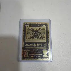 METAL Pokemon TCG Ancient Mew Metal Promo Card - 1999/2000 Pokemon Black Gold - Image 1