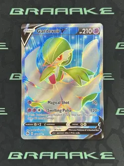 2020 Pokemon Sword & Shield: Champion’s Path Gardevoir V #070/073 Full Art Rare - Image 1