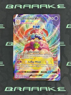 2020 Pokemon Sword & Shield: Champion’s Path Alcremie VMAX #023/073 Rare - Image 1