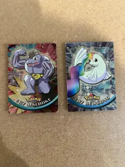 Holo Topps Animated Pokemon Card Lot Vintage WOTC DMG - Image 1