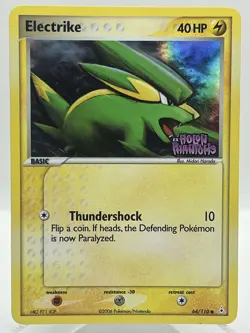 Electrike 64/110 EX Holon Phantoms Reverse Holo Stamped Pokemon TCG Card - Image 1