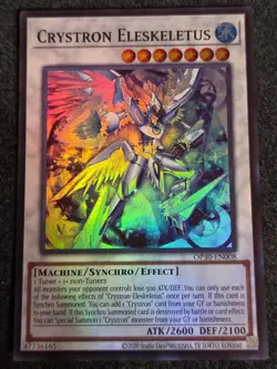 Crystron Eleskeletus OP30-EN008 OTS Tournament Pack 30 Super Rare Near Mint NM - Image 1