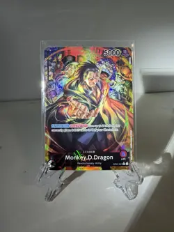 OP07-001 Monkey.D.Dragon Alt Art Leader One Piece TCG English Card - Image 1