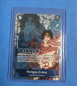 One Piece TCG Portgas.D.Ace OP07-053 Winner Holo - Near Mint - English - Image 1