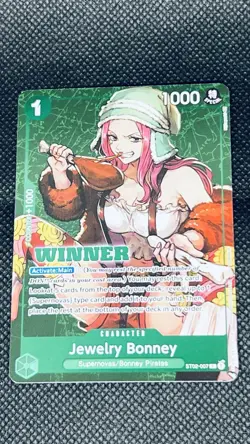Jewelry Bonney - ST02-007 - NM - Winner - Promo - One Piece - OP1-11 - Image 1