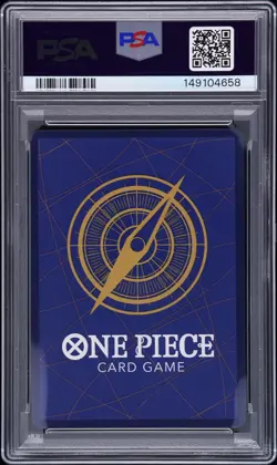 2025 ONE PIECE OP13-CARRYING ON HIS WILL 3RD ANV-SILVER #004 SHANKS PSA 10 - Image 2
