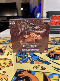One Piece TCG: Paramount War - Booster Box - Paramount War (OP02) English SEALED 811039039080 - Image 1