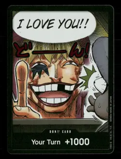 Don!! Card I Love You!! Alt Art One Piece Kingdoms Of Intrigue English NM - Image 1