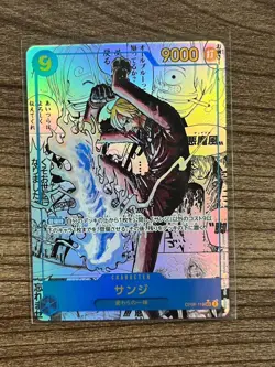 ONE PIECE CARD Sanji OP06-119 Manga Alt Art Comic Parallel JAPAN - Image 1
