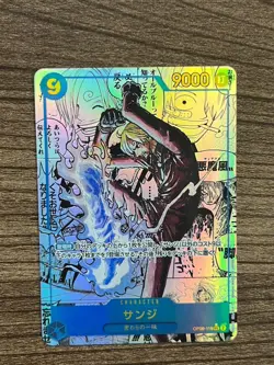 ONE PIECE CARD Sanji OP06-119 Manga Alt Art Comic Parallel JAPAN - Image 3