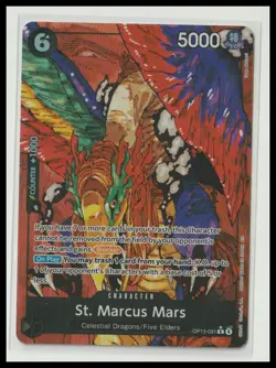 St. Marcus Mars (Alternate Art) OP13-091 *Carrying On His Will* One Piece TCG - Image 1