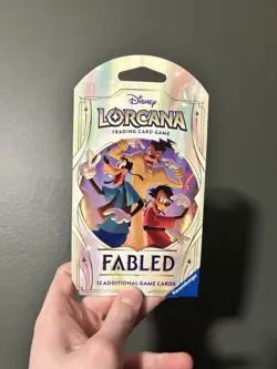 Disney Lorcana FABLED Sleeved Booster Packs LOT of 20 - Image 3