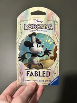 Disney Lorcana FABLED Sleeved Booster Packs LOT of 20 - Image 5