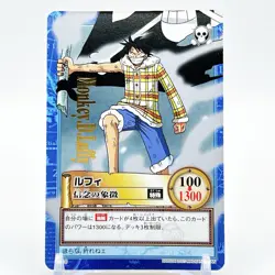 One Piece Card Luffy Straw Hat Crew Jump Anime Japan TCG Bandai F/S 2001 S110 - Image 1