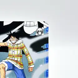 One Piece Card Luffy Straw Hat Crew Jump Anime Japan TCG Bandai F/S 2001 S110 - Image 3