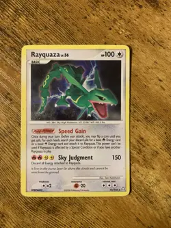Pokemon Rayquaza 14/146 Legends Awakened Holo Rare Card 100 HP English 2008 - Image 1
