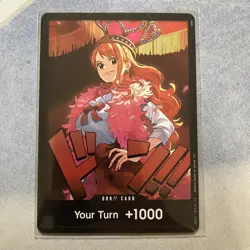 DON !! Card (Nami) ONE PIECE UNRELEASED EB03 Heroines Edition English - Image 1