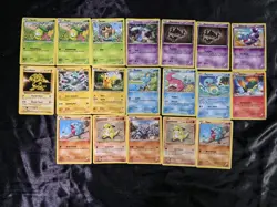 Pokemon Card Lot 21 Cards LP-NM Mixed Commons Uncommons Pikachu Electabuzz - Image 1
