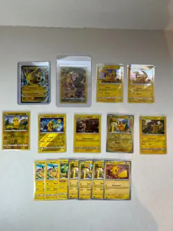 Pokemon TCG 16 Card Pikachu Card lot with TG05/TG30 - Image 1