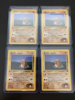 Brock's Diglett 67/132 1st Edition NM Gym Challenge Non-Holo Pokemon Card - Image 1