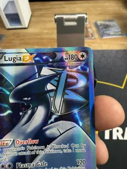 Pokemon Lugia EX Ultra Rare Full Art Holo 134/135 Plasma Storm Card - Image 5