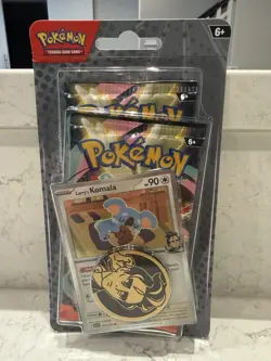 Pokemon Mega Evolution Ascended Heroes Larry’s Komala 2 Packs, Promo Card, Coin - Image 1
