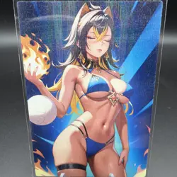 Dehya Genshin Impact Anime Waifu Card Doujin ACG Goddess Holo - Image 1