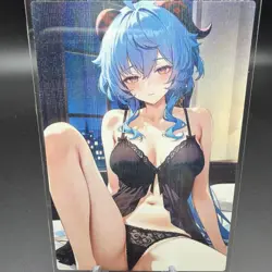 Ganyu Genshin Impact Anime Waifu Card Doujin ACG Goddess - Image 1