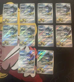 Pokemon Cards - Piplup AR 085/080 M2 Inferno X (JP) 10 Card ZC40 - Image 1