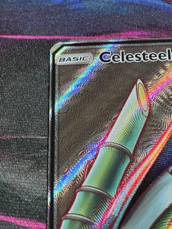 Celesteela GX (Full Art) 144/156 Sm-Ultra Prism Holo Pokemon Card - Image 2