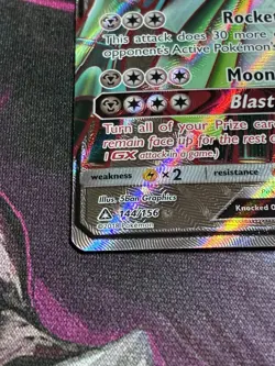 Celesteela GX (Full Art) 144/156 Sm-Ultra Prism Holo Pokemon Card - Image 5