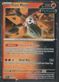 Iron Moth - (Cosmos Holo) 028/182 Miscellaneous Cards & Products Holo NM - Image 1