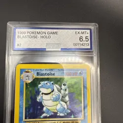 Pokemon TCG Base Set Blastoise Holo Card 2/102 Pokemon - Image 3
