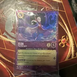 Elsa - The Fifth Spirit 6 Disney Lorcana Promo Card Holo - Image 1