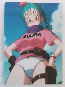 Dragon Ball Bulma Lewd Anime Doujin Waifu Double Sided Card AGC CCG - Image 1