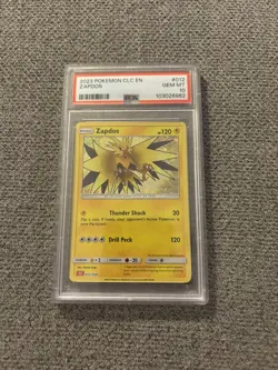 Pokemon 2023 Zapdos 012/034 Pokemon CLC Trading Card Game Classic PSA 10 - Image 1