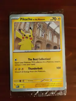 Pokemon TCG Pikachu At The Museum Promo Card MEP IN HAND Sealed / Brand New - Image 1
