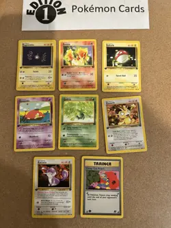 Team Rocket 1st Edition Pokemon Card Lot Vintage WOTC - Image 1
