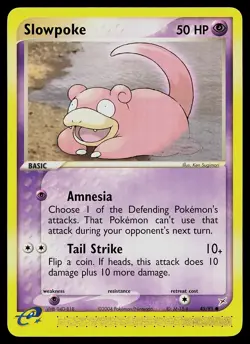 Pokemon Card - Slowpoke Team Magma vs Team Aqua 45/95 Common - Image 1