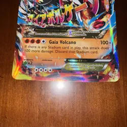 JUMBO Pokemon Mega PRIMAL GROUDON EX Card CLASH 86/160 OVERSIZED MP - Image 3