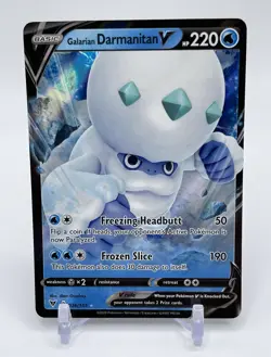 Galarian Darmanitan V 036/185 Vivid Voltage Ultra Rare Pokemon TCG Card Nm B1 - Image 1