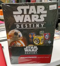 NEW/SEALED Star Wars Destiny Awakenings 36 Booster Packs In Display Box - Image 1